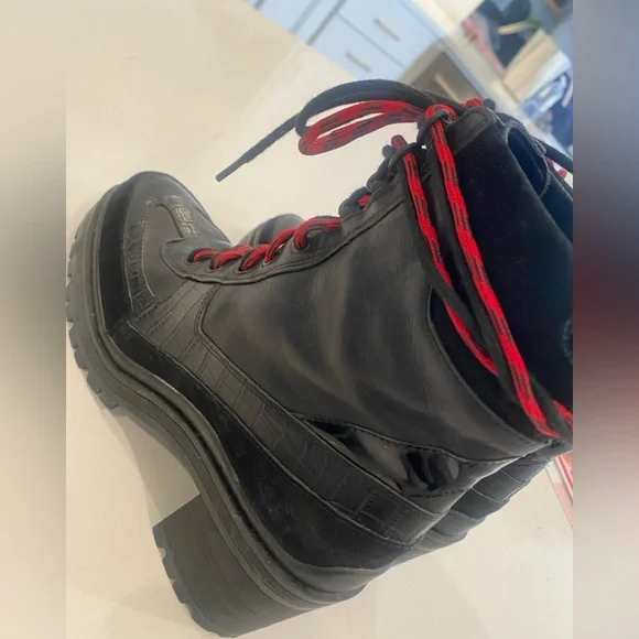 Gianni Bini moto/ combat boots size 9 - Picture 4 of 13